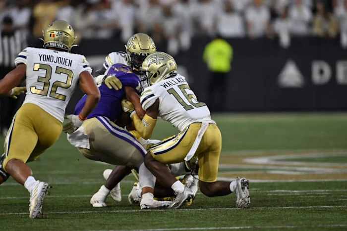 Georgia Tech defensive back K.J. Wallace